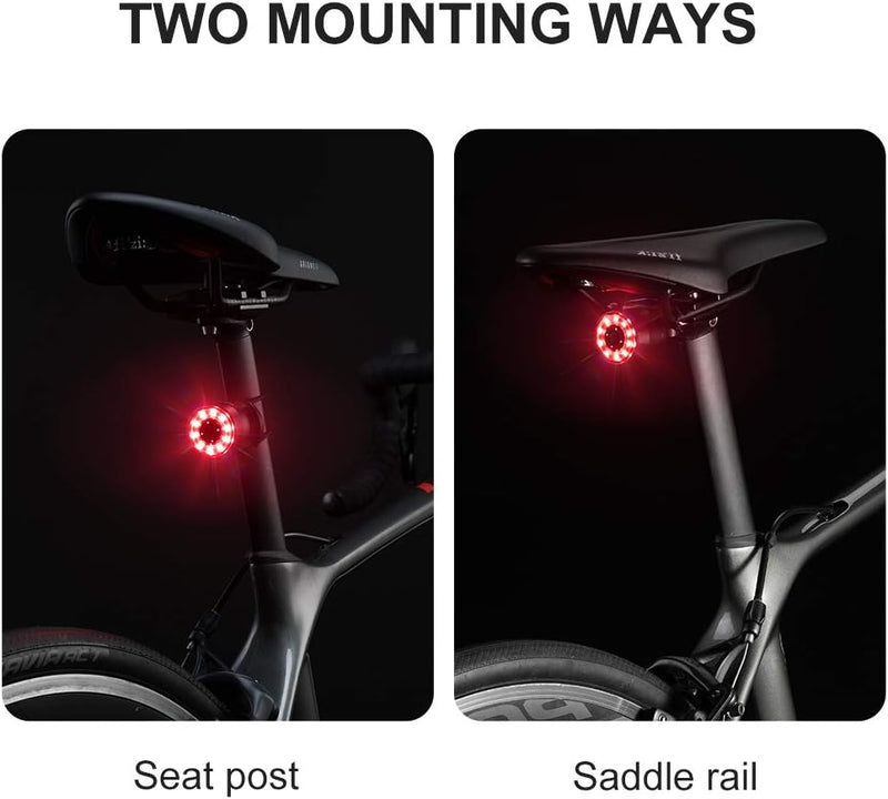 Load image into Gallery viewer, Q1 Tail Light USB with 7 Lighting Colors
