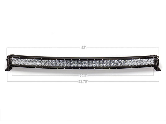 52" Curved LED Light Bar Roof Brackets Kit For 2003-2024 Toyota 4Runner