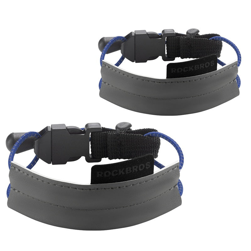 Load image into Gallery viewer, ROCKBROS Adjustable Elastic Reflective Trouser Strap for Cycling Safety
