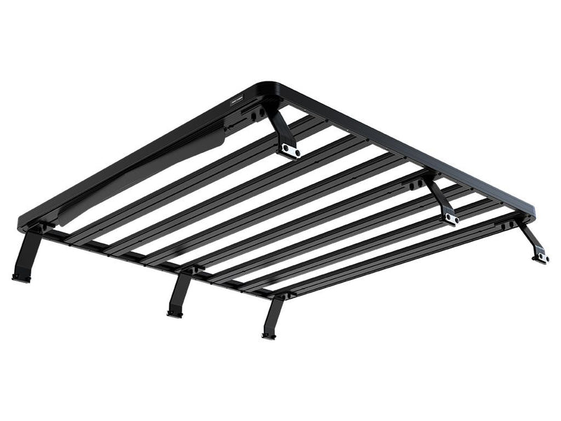 Load image into Gallery viewer, Front Runner Slimline II load bed rack kit for Toyota Tundra Crewmax 2007-current 5.5-foot bed, durable off-road truck cargo carrier.
