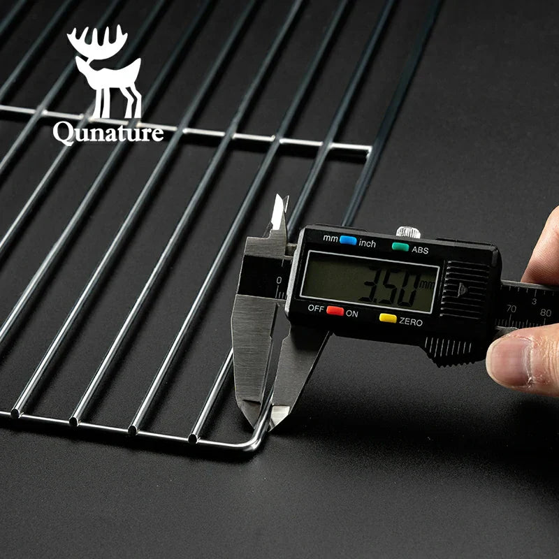 Load image into Gallery viewer, Qunature Durable Iron Chrome BBQ Grill Net with Rounded Corners for Easy Use
