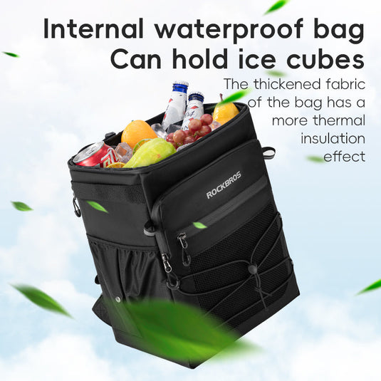 ROCKBROS Multi-Functional 14L Two-Layer Sports  Backpack Cooler Thermal Insulation