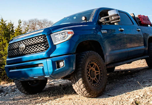 Cali Raised LED Low Profile Ditch Light Mounting Brackets For 2014-2021 Toyota Tundra