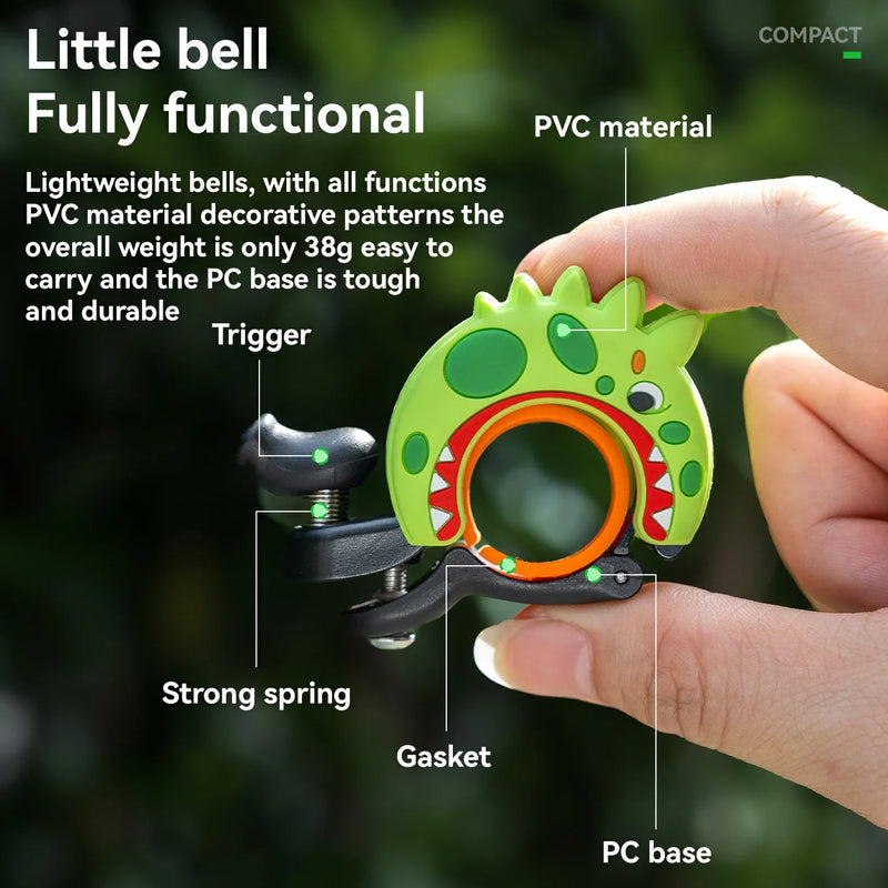 Load image into Gallery viewer, ROCKBROS Cute Cartoon Bicycle Bell Fit for 0.87-1in/22-25.4mm Bicycle Handlebars
