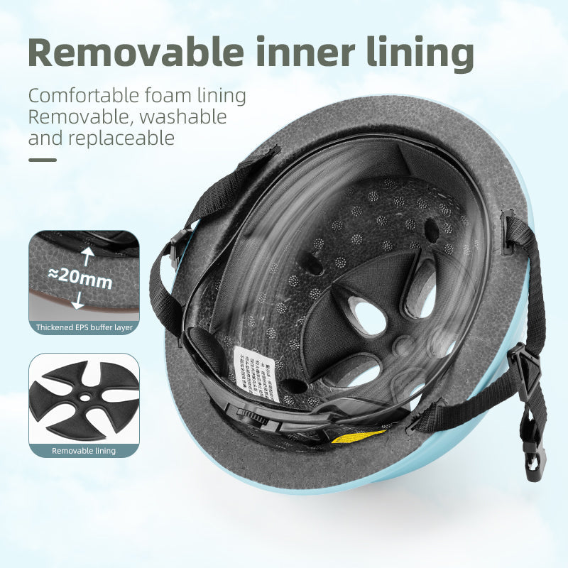 Load image into Gallery viewer, ROCKBROS Safety Skateboard Helmet Child Riding Lightweight Bike Adjustable Lovely EPS
