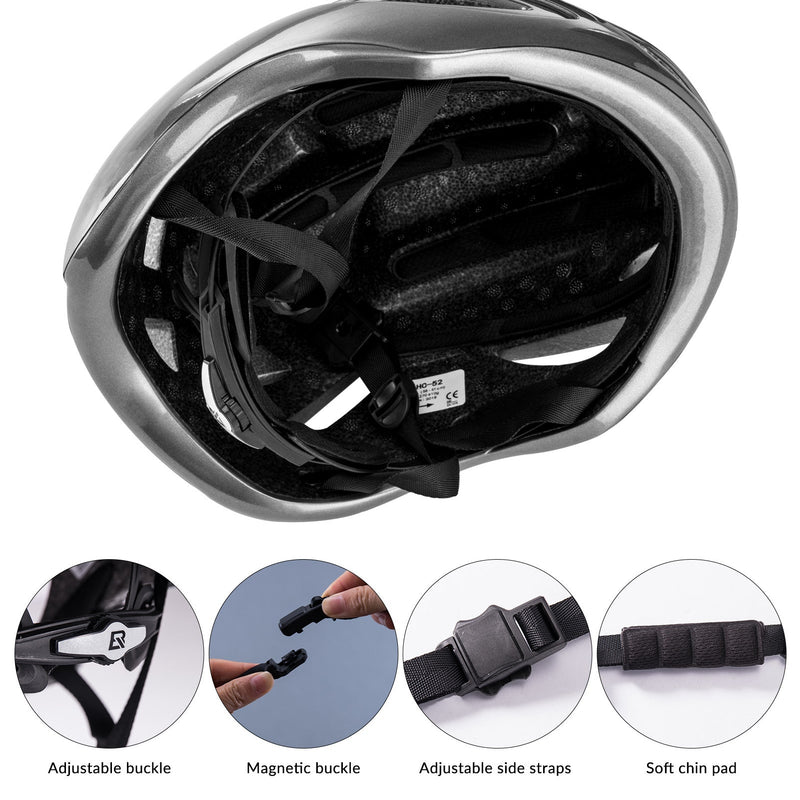 Load image into Gallery viewer, ROCKBROS Road Aero Bike Helmet for Adults TT Triathlon Helmet for Cycling
