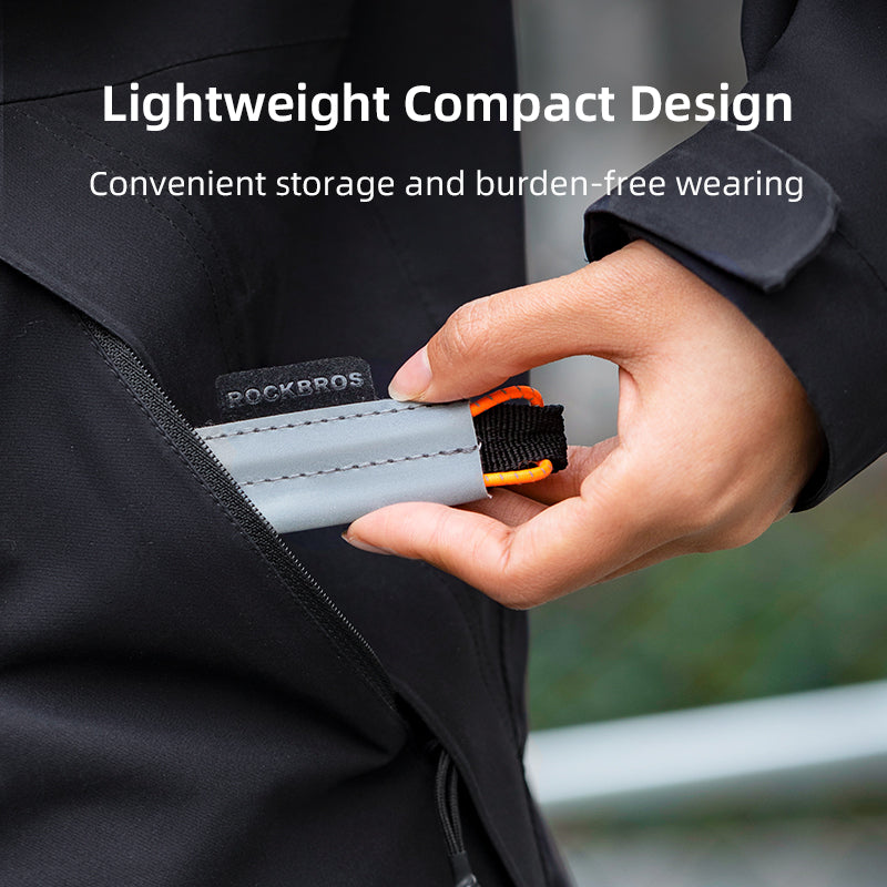 Load image into Gallery viewer, ROCKBROS Adjustable Elastic Reflective Trouser Strap for Cycling Safety
