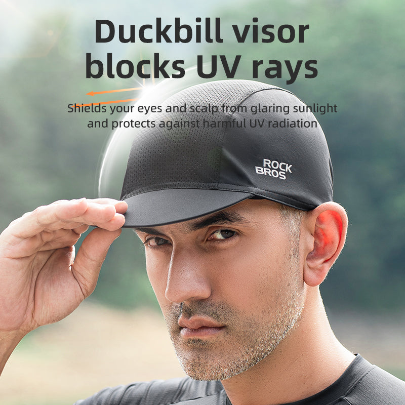 Load image into Gallery viewer, ROCKBROS Summer Sun Protection Hat with Colorful Gradient Design
