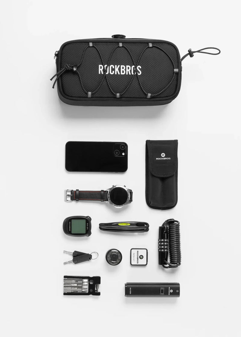 Load image into Gallery viewer, ROCKBROS Square Handlebar Bag-Road to sky
