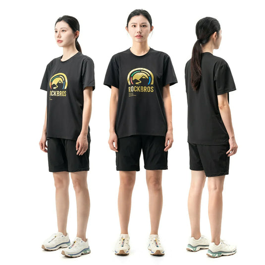 ROCKBROS Road-to-Sky Shirt Unisex Quick Dry Moisture Wicking Breathable Stretch Short Sleeve