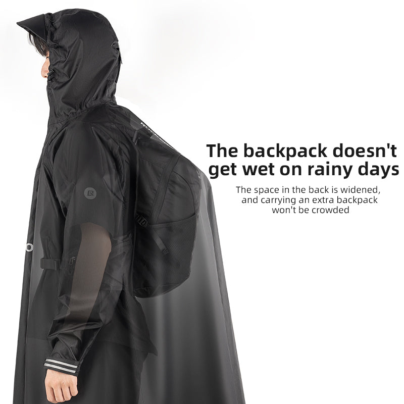 Load image into Gallery viewer, ROCKBROS Motorcycle Cycling Raincoat Hiking Outdoor Poncho Waterproof Cloak
