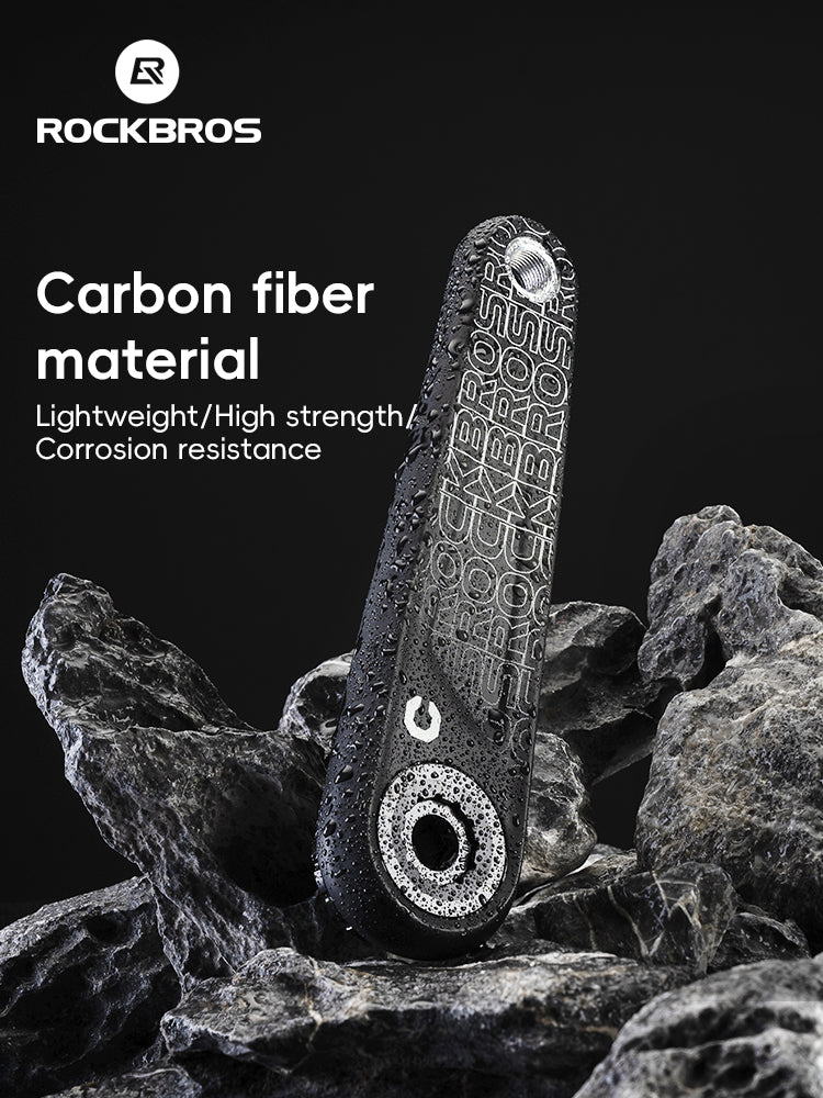 Load image into Gallery viewer, ROCKBROS Carbon Fiber Bike Crankset
