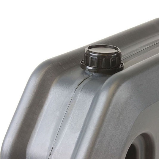 Close-up of the Front Runner Pro 20L Water Tank with durable tap, ideal for camping and outdoor use.