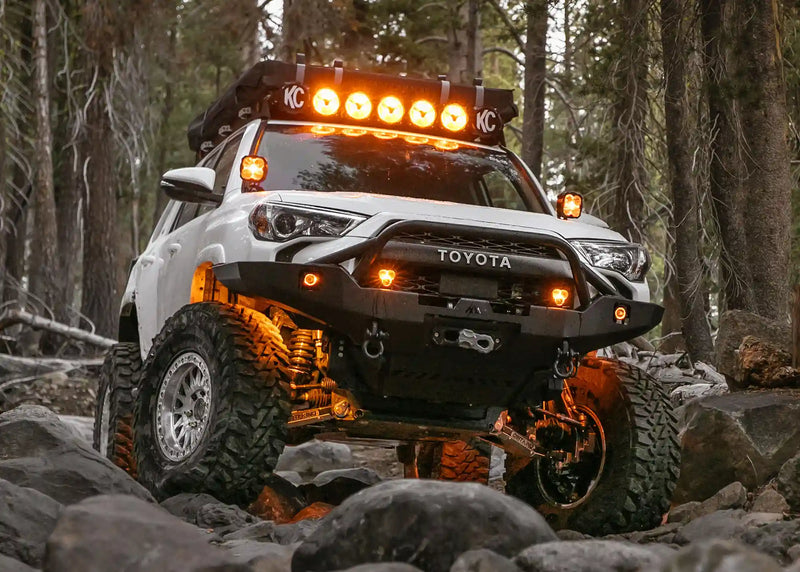Load image into Gallery viewer, Hi-Lite Overland Toyota 4Runner Front Bumper 5th Gen (2010-2024) [PreRunner Bull Bar]
