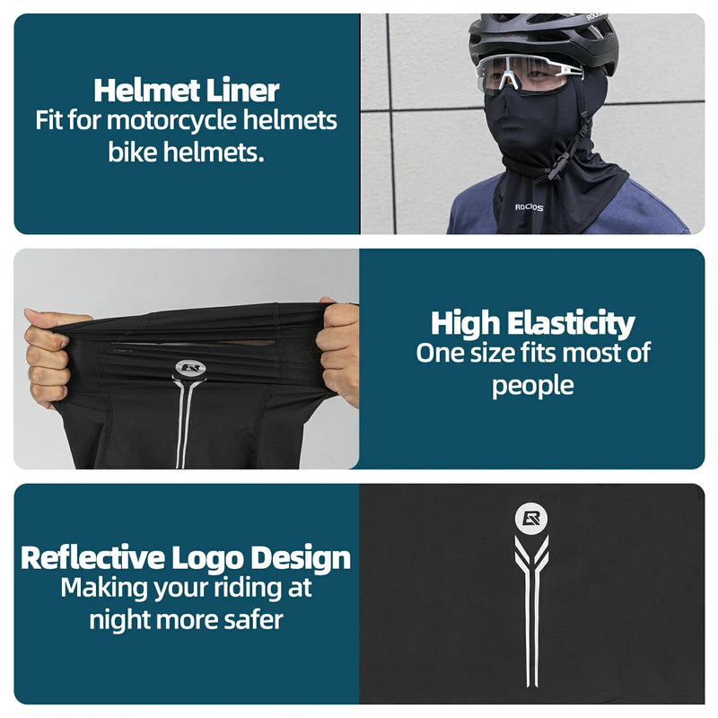 Load image into Gallery viewer, ROCKBROS Face Mask Cooling Neck Gaiter Breathable Face Covering Summer Balaclava
