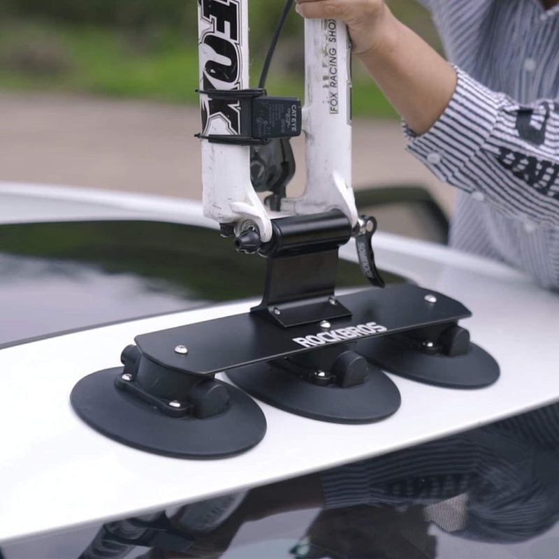 Load image into Gallery viewer, ROCKBROS Suction Cup Bike Rack Adapter 9/12/15/20mm Diameter 100/110mm Axle Length
