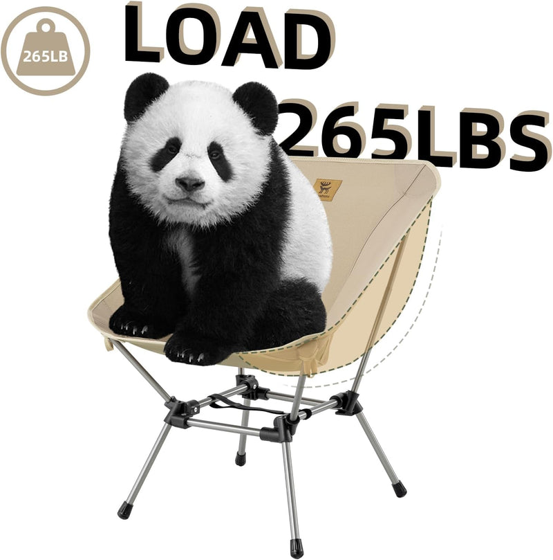 Load image into Gallery viewer, Qunature Ultra Lightweight Folding Camp Chair with Storage Bag Supports 260 lbs
