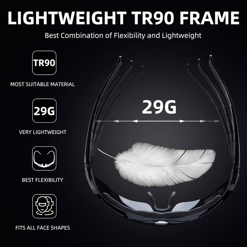 Load image into Gallery viewer, Slim Polarized Sports Sunglasses with 4 Lenses
