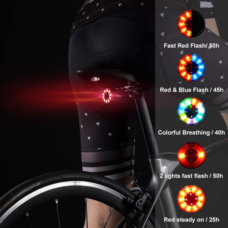 Load image into Gallery viewer, Q1 Tail Light USB with 7 Lighting Colors
