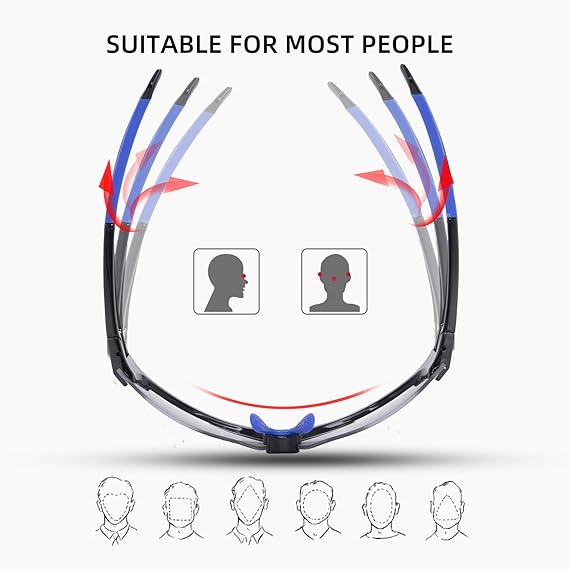 Load image into Gallery viewer, Adaptive Lens Photochromic Cycling Sunglasses
