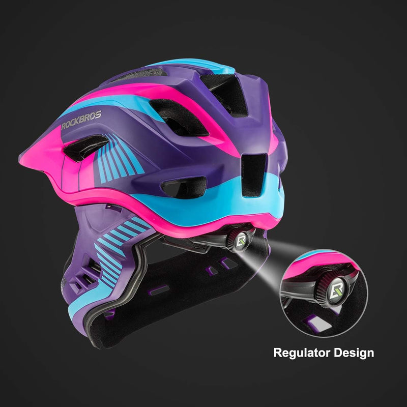 Load image into Gallery viewer, ROCKBROS Kids Full Face Helmet Detachable for Youth Child Boys Girls Ages 3-16
