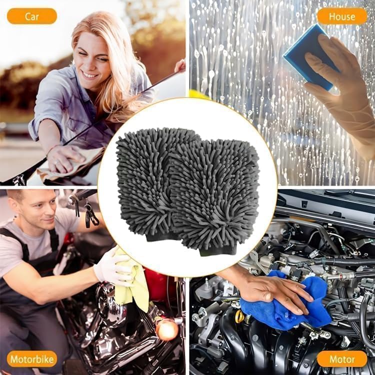 Load image into Gallery viewer, WASH &amp; WHIPS Car Wash Kit - 3-Gallon Bucket with Particle Interceptor Trap, Shampoo, Chenille Mitt &amp; Microfiber Soft Towel, 5pcs
