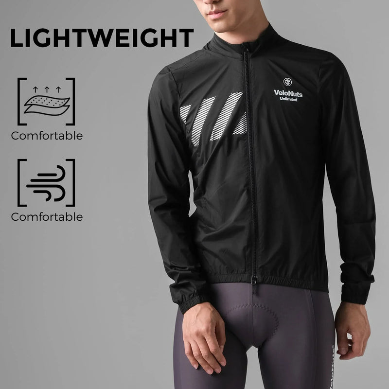Load image into Gallery viewer, VNS Men's Cycling Jacket, Ultralight Windbreaker for Running Cycling Packable
