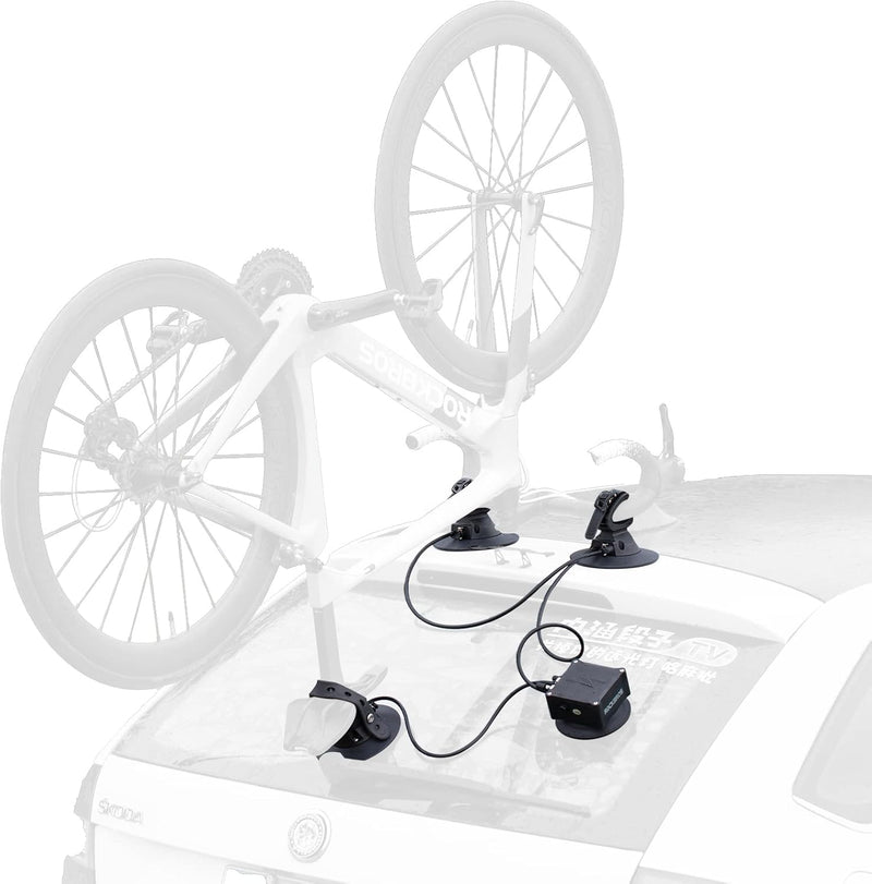 Load image into Gallery viewer, ROCKBROS Electric Suction Cup Bike Rack for Car Roof No Hitch No Paint Damage
