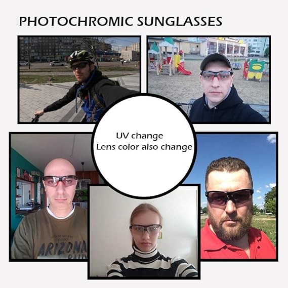 Load image into Gallery viewer, Adaptive Lens Photochromic Cycling Sunglasses
