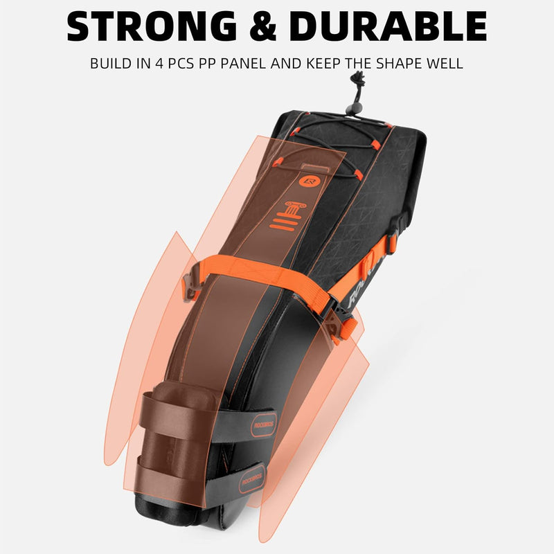 Load image into Gallery viewer, ROCKBROS 10L Waterproof Bike Saddle Bag Large Capacity Easy Install
