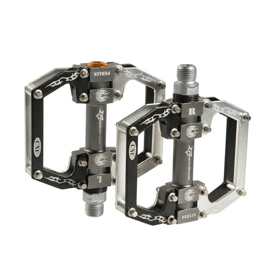 ROCKBROS Bicycle Pedals Flat Pedals, Aluminum Alloy Platform Anti-Slip Bearing Seal 9/16" Set of 2