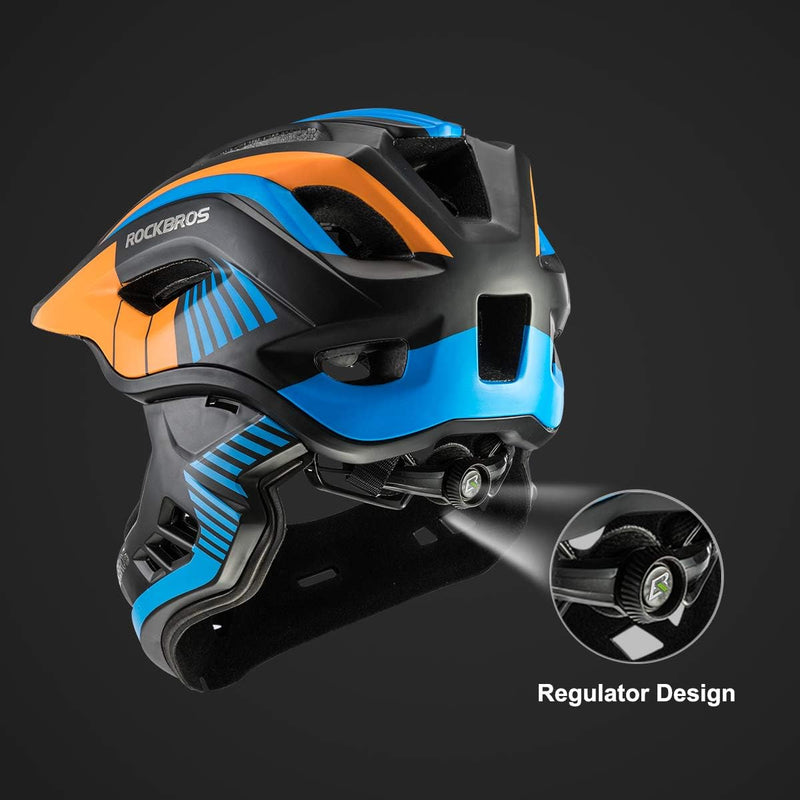 Load image into Gallery viewer, ROCKBROS Kids Full Face Helmet Detachable for Youth Child Boys Girls Ages 3-16
