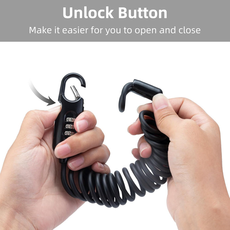 Load image into Gallery viewer, ROCKBROS Bike Lock Cable Combination Bicycle Lock - 6FT Long, Portable, Anti-Theft
