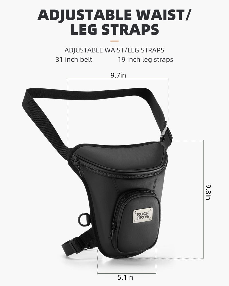 Load image into Gallery viewer, ROCKBROS Waterproof Tactical Drop Leg Bag Durable Adjustable Large Capacity
