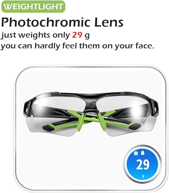 Load image into Gallery viewer, Adaptive Lens Photochromic Cycling Sunglasses
