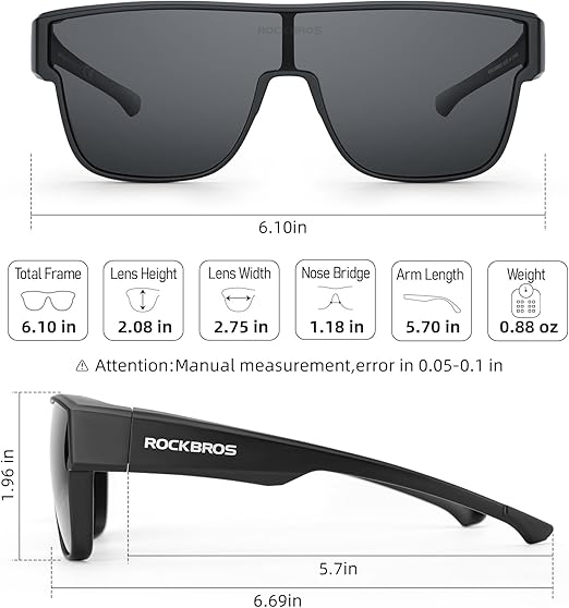 Load image into Gallery viewer, Polarized Fit Over Sunglasses (UV400)
