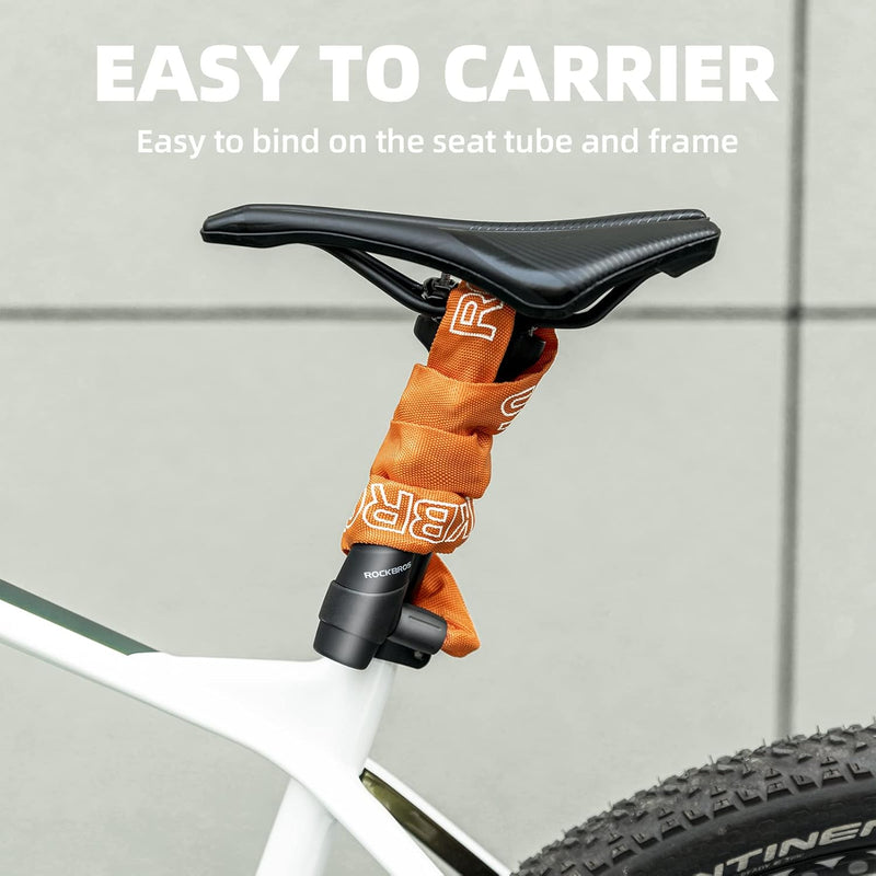Load image into Gallery viewer, ROCKBROS Bike Lock Chain Bicycle Lock, Heavy Duty Anti Theft
