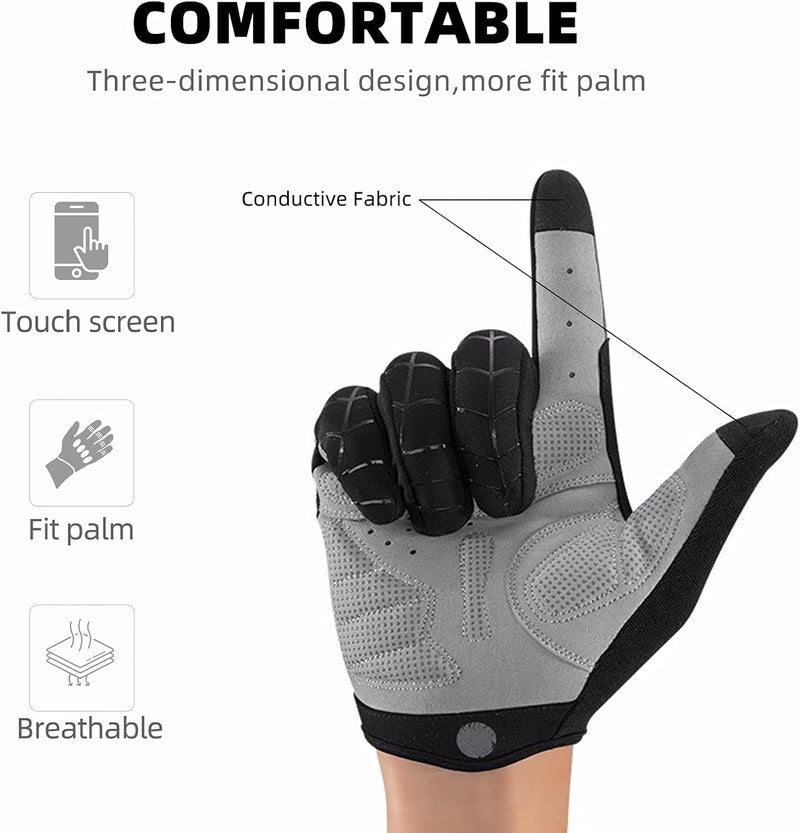 Load image into Gallery viewer, ROCKBROS Windproof Touch Screen Riding MTB Bike Gloves
