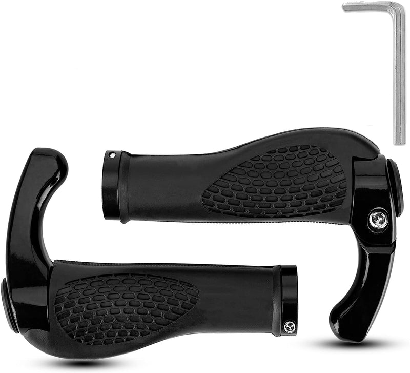 Load image into Gallery viewer, Single Lock-on Bike Grips Ergonomic Non-Slip Rubber
