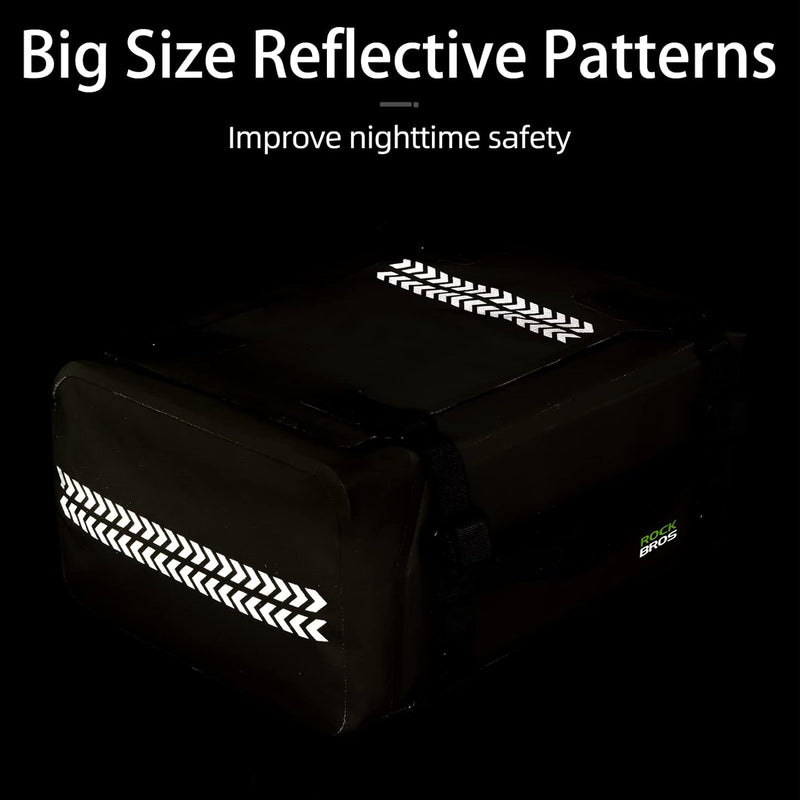 Load image into Gallery viewer, ROCKBROS 30L Waterproof Motorcycle Tail Bag Universal Fit Durable
