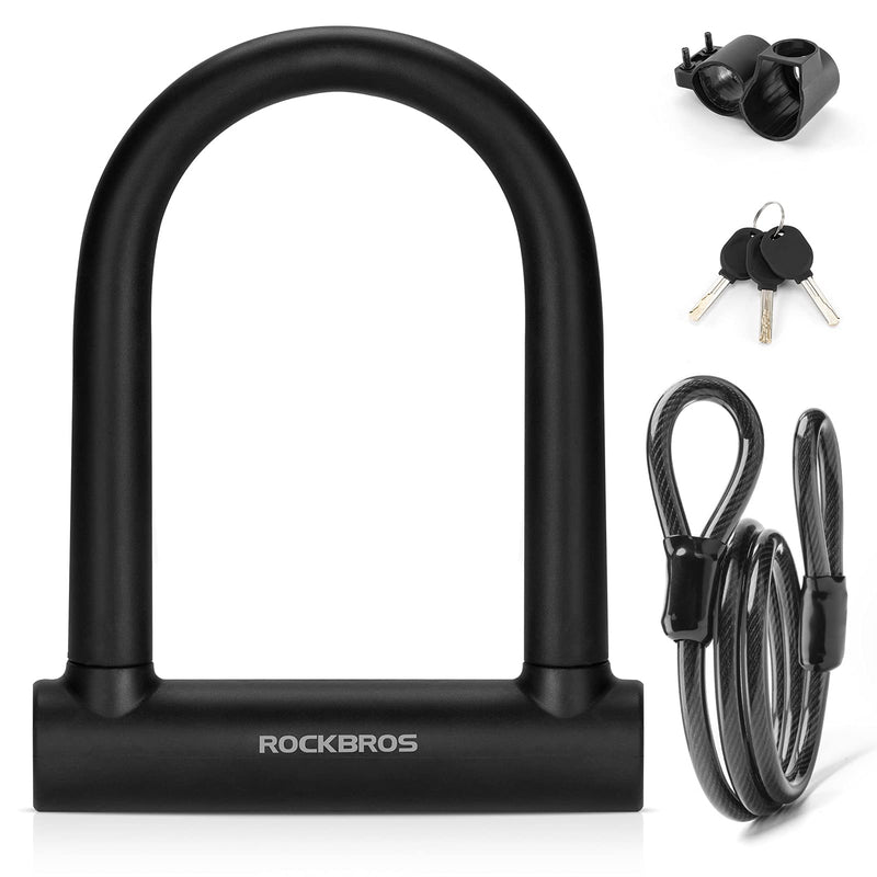 Load image into Gallery viewer, ROCKBROS Heavy Duty Anti Theft Bike U Lock for Bikes eBikes Motorcycles Scooters
