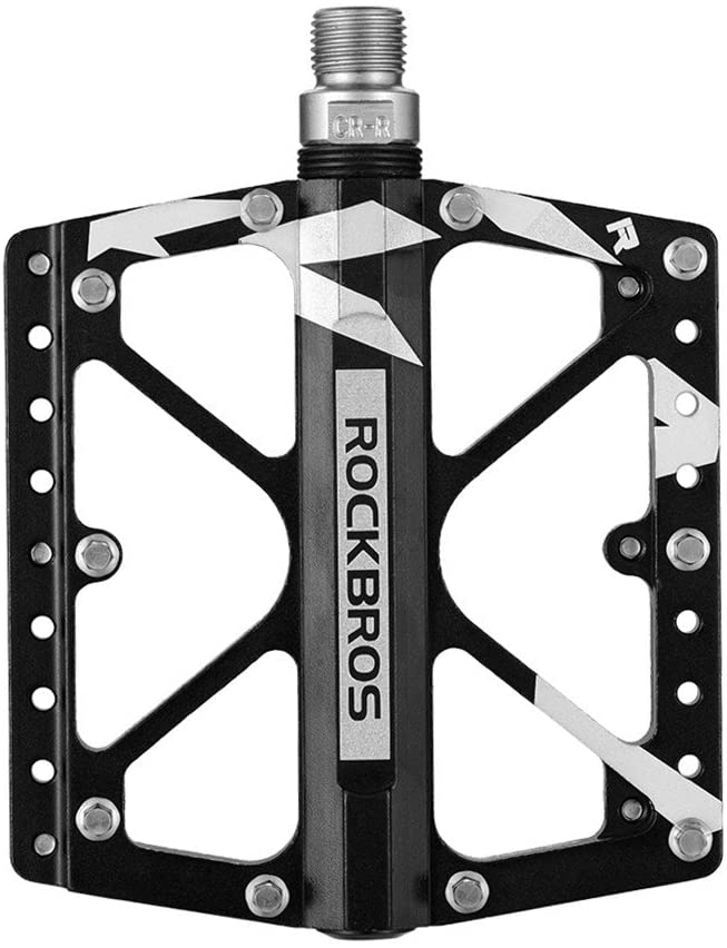 Load image into Gallery viewer, ROCKBROS Large Size Mountain Bicycle Aluminium Alloy Pedals-BLACK

