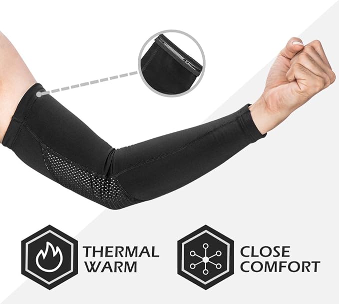 Load image into Gallery viewer, ROCKBROS Thermal Arm Warmers for Men &amp; Women Non-Slip Cycling Running Sleeves
