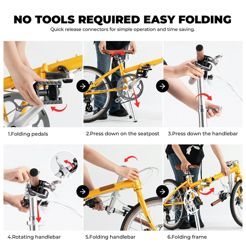Load image into Gallery viewer, VDS 20-Inch Folding Bike
