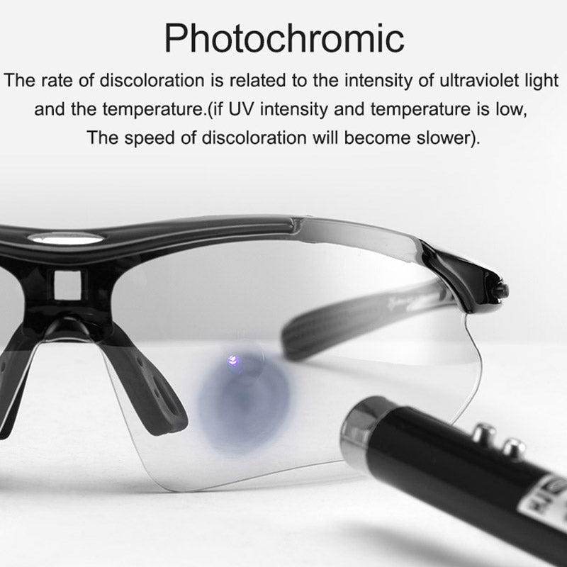Load image into Gallery viewer, Full Frame Photochromic Bicycle Eyewear

