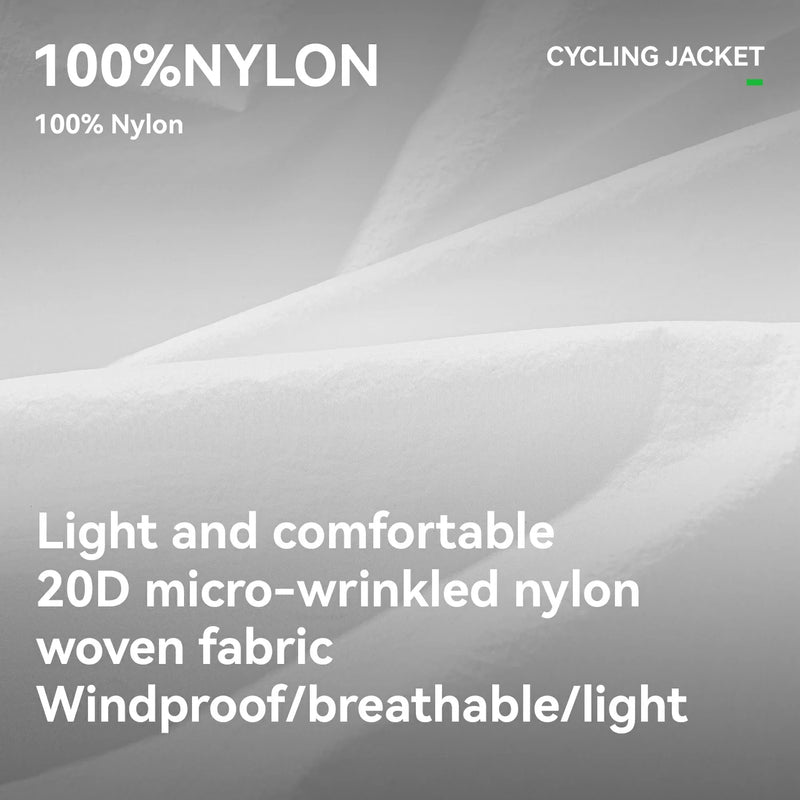 Load image into Gallery viewer, ROCKBROS Fluorescent Lightweight Cycling Phosphorescent Jacket Foldable
