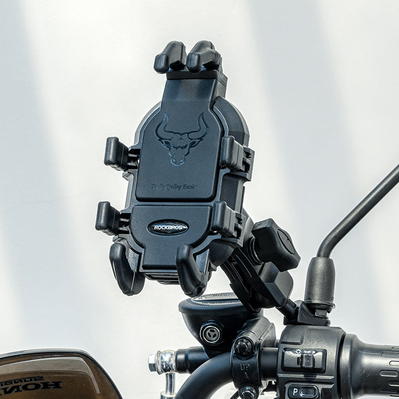 Load image into Gallery viewer, ROCKBROS Metal Bicycle Phone Holder - Universal Shockproof Mount
