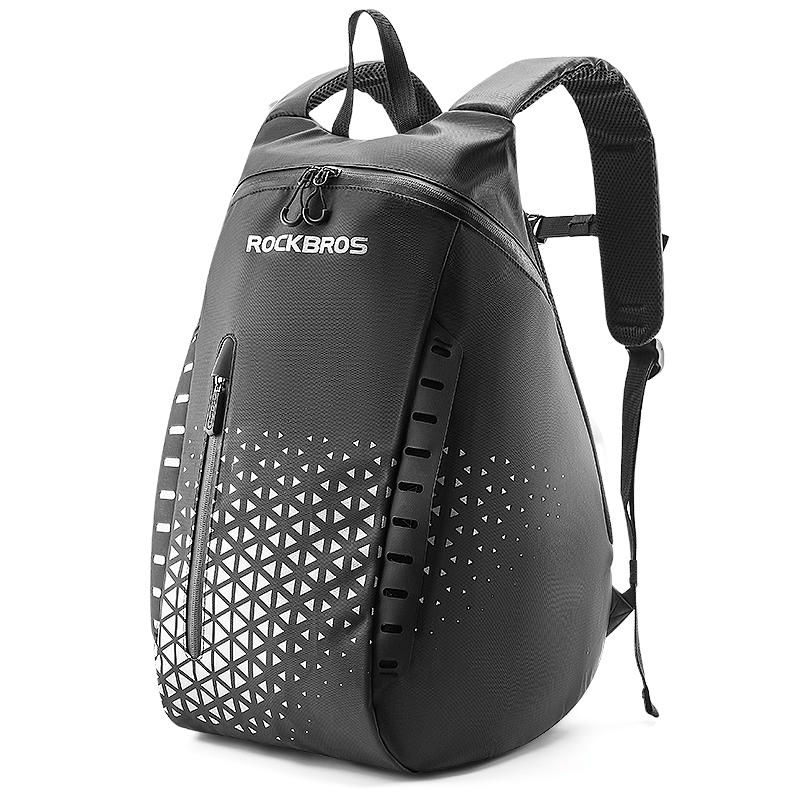 Load image into Gallery viewer, ROCKBROS High-Capacity 14.5L Helmet Backpack with Reflective Safety Design
