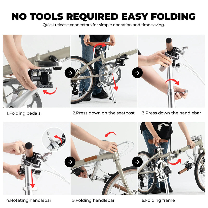 Load image into Gallery viewer, VDS 20-Inch Folding Bike
