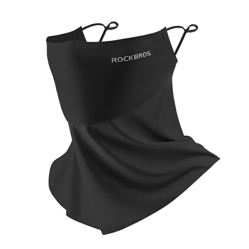 Load image into Gallery viewer, ROCKBROS Cooling Neck Gaiter with Ear Loops – UV Protection for Cycling
